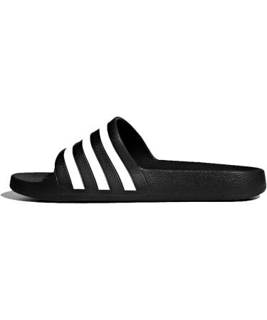 Buy adidas Aqua Adilette Slides 43 EU - Stylish Black White Slides for Men & Women | Fast International Shipping - Buy Online on GoSupps.com