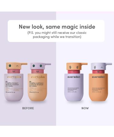 Evereden Kids Routine Bundle - Happy Hair Duo Detangling Shampoo and Conditioner + Multi-Vitamin Face Wash and Face Cream for Kids 3+ - Buy Online on GoSupps.com