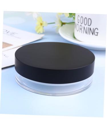FOMIYES Powder Puff Case Cosmetic Powder Containers Black Cosmetic Containers Makeup Containers - Buy Online on GoSupps.com