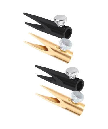FRCOLOR 4 Pcs Cylindrical Pencil Sharpener Universal Points Sharpener Beauty Sharpener Lip Liner Sharpener Makeup Lipstick Eyebrow Pencil Sharpener Student Cylinder Aluminum Alloy Assorted Color 2x2pcs 5x2cmx2pcs