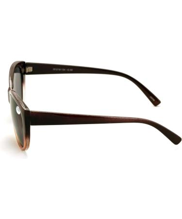 Buy Women s Bifocal Reading Sunglasses - Vintage Cateye Jackie Oval Brown 1.0x - Stylish & Functional  - Buy Online on GoSupps.com