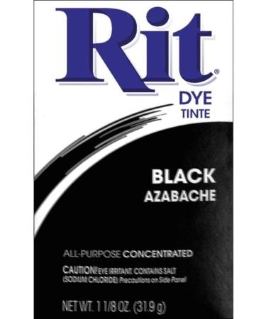 Rit Dye Powder Black 1-1/8 oz 3-Pack - Best Quality Dye for Fabric and Textiles - Buy Online on GoSupps.com
