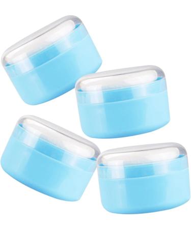 Hohopeti 8 Pcs Body Powder Puff Box - Travel Makeup Puff Set for Baby Powder Application - Charming Blue Air Cushion - 8x8x6cm - 2pcs - Buy Online on GoSupps.com