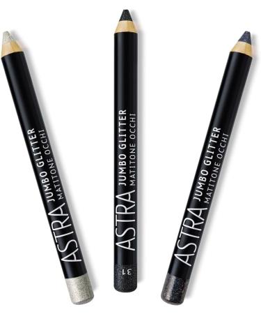 Astra Make-Up Jumbo Glitter Eye Shadow Pencil 30 - White Sheen - Buy Online on GoSupps.com
