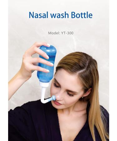 Neti Pot Kit for Adult & Kid - Nasal Irrigation Wash Bottle with Sinus Rinse Salt Packets - Buy Online on GoSupps.com