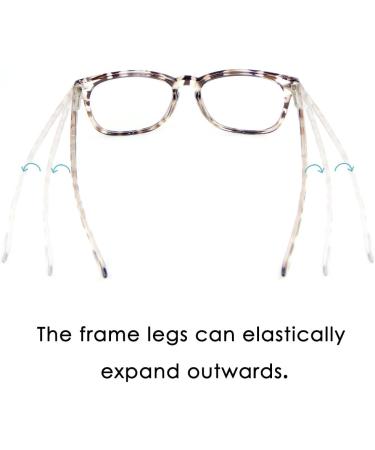 Cyxus Blue Light Glasses | UV Filter Anti Eye Strain Leopard Print Spring Hinge - Buy Online on GoSupps.com