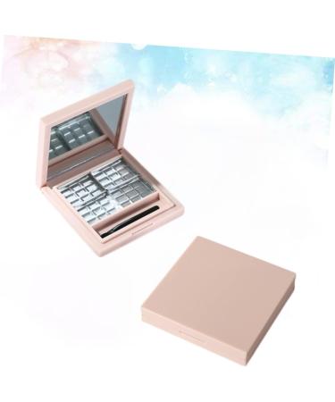 DRESSOOS 2pcs Empty Eyeshadow Dish Makeup Highlighter Empty Compact Eyeshadow Square Highlighters - Buy Online on GoSupps.com
