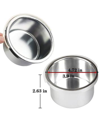 FIGHTART 500cc Wax Pot Replacement Inner Pan Tin Container - Hair Removal Waxing Can 14oz - Buy Online on GoSupps.com