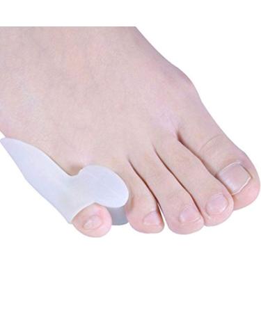 PEDIMEND Silicone Gel Small Toe Bunion Relief Toe Separator (1PAIR) - Pinky Toe Alignment/Bunionette Pad - Corns/Callus Relief Wrap - Unisex - Foot Care (Tailor's Bunion Protector 1PAIR - 2PCS) Tailor's Bunion Protector 1 Pair (Pack of 1)