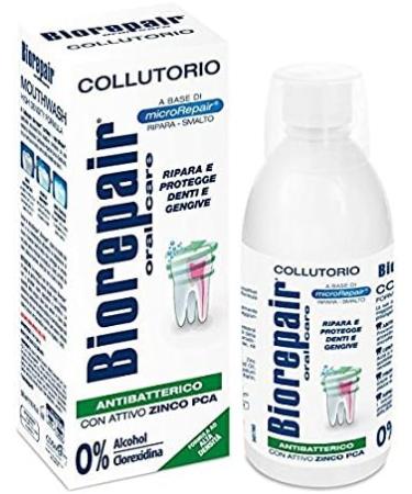 BioRepair Concentrated Mouthwash-Repairs Enamel 500ml mineralize enamel protection fill holes gradually microparticle repairs toothrevents plaque and tartar from forming - protect helping to prevent decay before it can s...