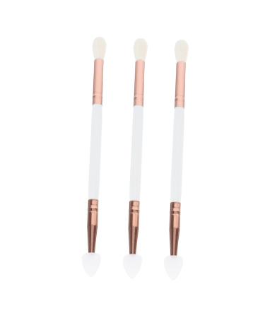 Hemoton 3pcs Eye Shadow Brush Girl Makeup Tool Multifunctional Eyeshadow Brush Simple Eyeshadow Brush Double Headed Eyeshadow Makeup Brush Small Makeup Brush Eye Shadow Makeup Tool