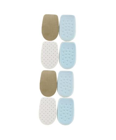 FOMIYES 4 Pairs Inner Height Increasing Insole Insoles Height Increase Heel Pad Heel Insert Shoe Inserts Height Shoe Pads for Height Humidors Men and Women Back Pad Casual