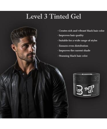 Level 3 Tinted Gel - 8.45 oz | Effortless Stunning Black Hair Color + Free Comb - International Shipping Available - Buy Online on GoSupps.com