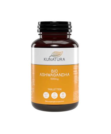 Kunatura - Bio Ashwagandha - 300 pieces tablets of 500mg for taking - highdosed - laboratory test - Indian sleep berry - 100% pure bio Ashwagandha - 2000mg per daily dose - Buy Online on GoSupps.com