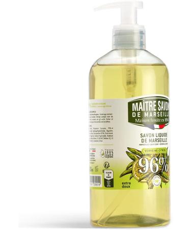 Ma tre Savon de Marseille - Savon de Marseille liquide VERVEINE-CITRON - 500ml. 96% d'origine naturelle - Buy Online on GoSupps.com