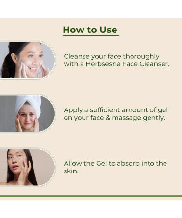 Herbsense Aloe Vera Gel For Skin & Hair Soothing Hydrating Moisturizing & Non-Sticky Gel Fragrance & Color Free Pack of 1 200 GM - Buy Online on GoSupps.com