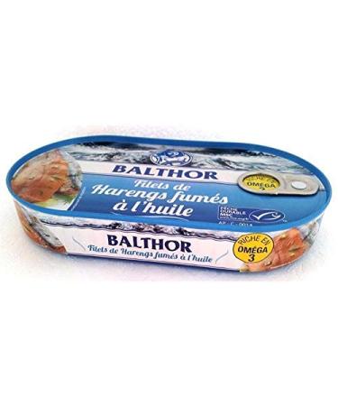 BALTHOR - Smoked Herring Fillets 130G - Pack of 2 - best offer