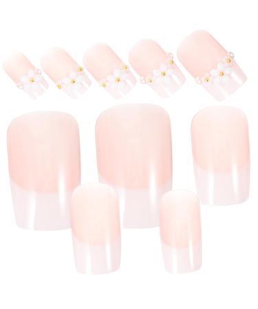 DRESSOOS 1 Set nails for women nail charms press on nails women fake nail tips fake nails kit false nail tips manicure supplies women nail art Small and fresh jelly glue Nail supplies