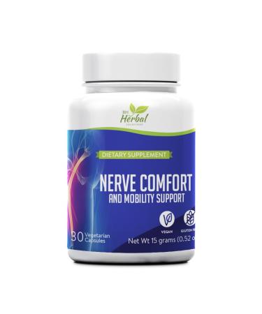 Nerve Comfort and Mobility Support Herbal Supplement for Lower Back and Leg Wellness Promotes Relaxation and Nerve Ease