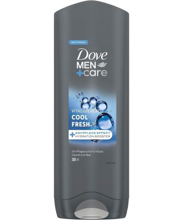  Italian Gourmet E.R. Dove Men+Care 3-in-1 Cool Fresh Body Wash for Body Face and Hair with 24-Hour Care Effect 6 x 250 ml + Polpa Italian Gourmet 400 g - Buy Online on GoSupps.com