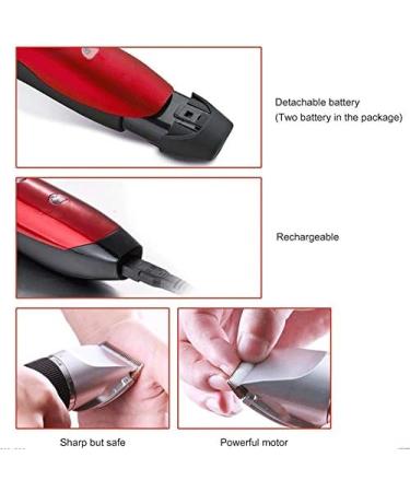 Professional Men's Hair Clippers - Rechargeable Cordless Barber Hair Cutter with Built-in Comb Design - Buy Online on GoSupps.com