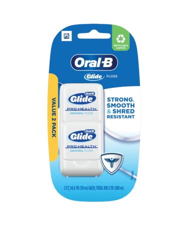 Oral-B Glide Pro-Health Original Floss Twin Pack 100 M Packaging may vary - Buy Online on GoSupps.com