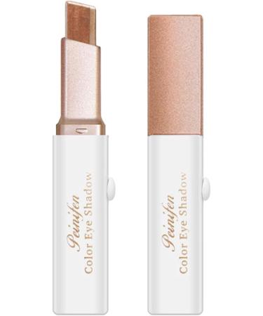 Eye Shadow Stick - 6 Colors Gradient Bicolor Eyeshadow Brightener Matte Finish Shimmer Waterproof Eyeshadow Pencil for Women Girls Eyes Makeup | Long Lasting Creamy Portable Brown Pink Natural Aezon 04#earth Color - Buy Online on GoSupps.com