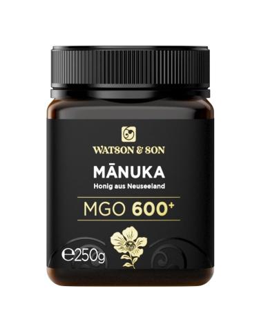 Watson & Son MGO 600+ Manuka Honey 250g | Premium Quality Certified from New Zealand