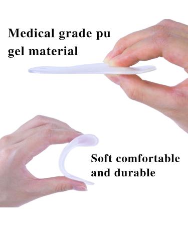 Correct-Position Gel Arch Support Insoles for Flat Feet - Adhesive Pad for Plantar Fasciitis Relief and Pressure - Beige (Pack of 12) - Buy Online on GoSupps.com