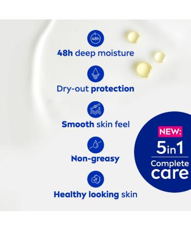 Nivea Smooth Milk Body Lotion 400ml - Hydrating Formula for Dry Skin - Buy Online on GoSupps.com