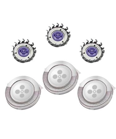 Generic Replacement Heads for Norelco Philips HQ6 Shavers - International Shipping Available - Buy Online on GoSupps.com