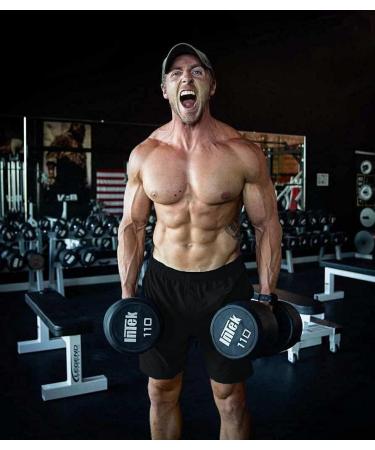 COOFANDY Men's 3 Pack Gym Workout Shorts with Pockets - Black/Army Green/Navy Blue (Large) - Ideal for Weightlifting, Squatting, Training & Bodybuilding - Buy Online on GoSupps.com