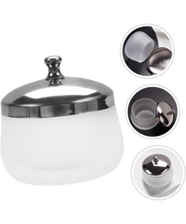 Healeved Nail Art Crystal Cup Decorative Monomer Dish Liquid Containers Manicure Tool Dappen Dish with Lid Nail Art Cleaning Tool Glass Cleaning Cup Stainless Steel Mixing Cup Carved - Buy Online on GoSupps.com