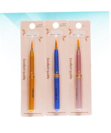 NOLITOY 3pcs Lip Liner & Gloss Brush Set | Travel Makeup Lipstick Applicator | Professional Lip Brushes for Perfect Lips | Eyeshadow Tools & Accessories - Buy Online on GoSupps.com