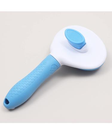 Secwell Dog Self-Cleaning Brush | One-Button Undercoat Remover | Blue | International Shipping Available - Buy Online on GoSupps.com