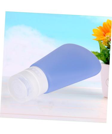 Housoutil 2pcs Shampoo Disposable Containers Silicone Press Bottle Empty Bottle Travel Filling Bluex2pcs Size 1x2pcs - Buy Online on GoSupps.com
