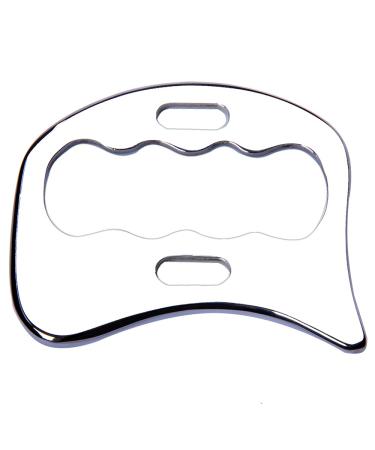 Stainless Steel Gua Sha Scraping Massage Tool-Muscle Scraper - Soft Tissue Mobilization,Physical Therapy for Back, Legs, Arms… Standard