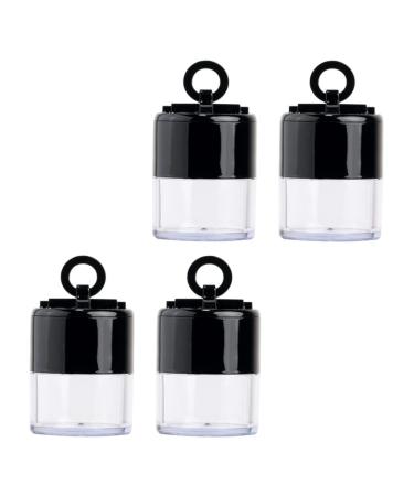 FRCOLOR 4pcs Loose Powder Box Powder Box Powder Makeup Cosmetic Powder Case Makeup Holder Portable Empty Box