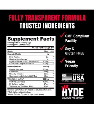 ProSupps Mr. Hyde Signature Pre Workout - Blue Razz Popsicle 7.6 oz for Energy & Performance - Buy Online on GoSupps.com