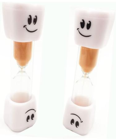 HOMSFOU 3pcs Smiling Face Toothbrush Timer Toy for Kids | Fun Dental Care | International Shipping - Buy Online on GoSupps.com