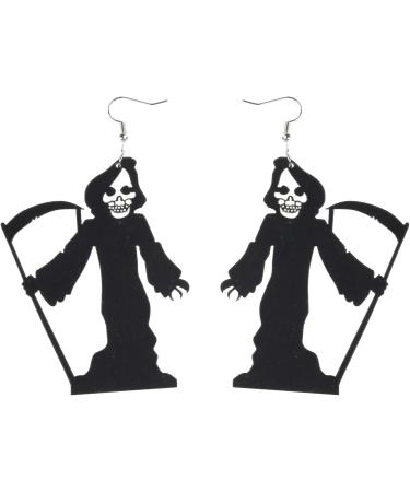 Feylie Halloween Earrings for Women & Girls | Creepy Pumpkin Cat & Gothic Drop Jewelry | Perfect Accessories for Halloween Parties - Buy Online on GoSupps.com