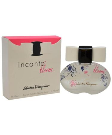 Salvatore Ferragamo Incanto Bloom Eau De Toilette Spray for Women 1.7 Ounce 1.7 Fl Oz (Pack of 1)