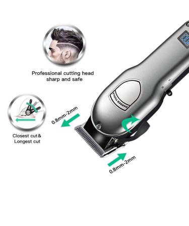 Professional Hair Clippers for Men - Adjustable USB Rechargeable Hair Trimmer | Y8580C - Buy Online on GoSupps.com