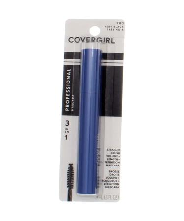 CoverGirl Professional 3-in-1 Mascara Straight Brush in Very Black - 0.30 oz - Buy Online on GoSupps.com