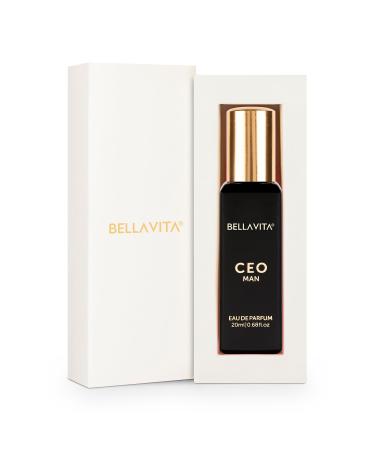 BellaVita Luxury CEO Man Eau de Parfum Travel Size Edition 20 ml | Mens Pocket Perfume | Long-Lasting Mini Perfume with Lemon Lavender Tonka & Agarwood| Compact Perfume for Men |Cruelty-Free Perfume - Buy Online on GoSupps.com