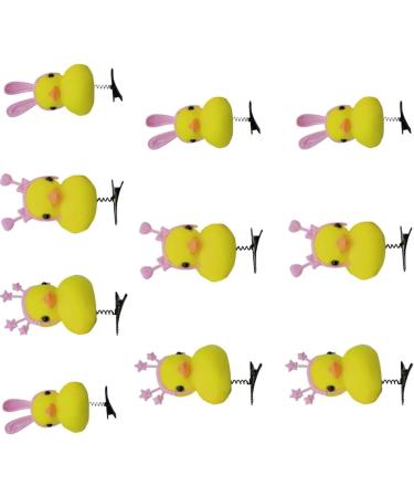 AJTUTUS 3D Cartoon Duck Hairclip for Carnivals Party Hair Pin Women Cute Animal Spring Hair Clip Kids Dress Up Hair Barrettes - Buy Online on GoSupps.com