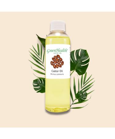 GreenHealth Castor Oil 100% Pure Uncut 4oz(120ml) w/A FREE Black Disc Cap - Buy Online on GoSupps.com