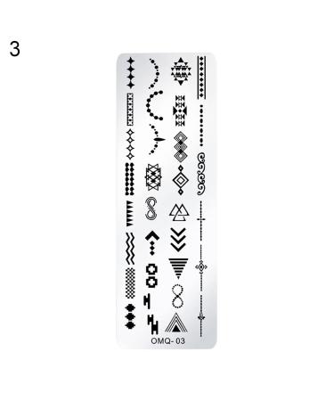 Nail Art for Women - Stainless Steel Christmas Snowflake Templates & DIY Design Stamps - Buy Online on GoSupps.com
