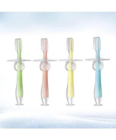 Buy Healvian 12 Pcs Silicone Toddler Toothbrush Set - Suction Cup Training Brush for Kids - Buy Online on GoSupps.com