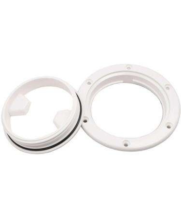 Hoffen 6 White Round Non-Slip Deck Plate Inspection Hatch - Detachable Cover - Buy Online on GoSupps.com